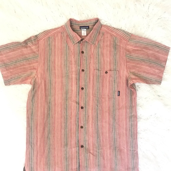 Patagonia 100% hemp men’s Button down shirt Sz XL - Picture 2 of 4